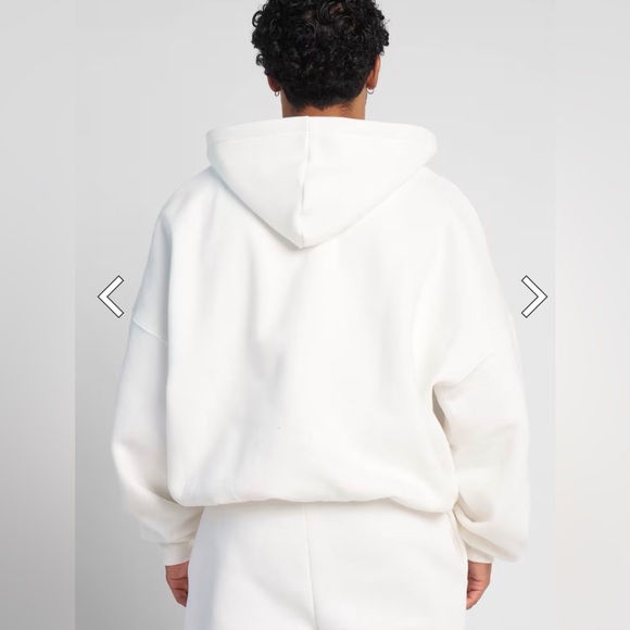 Comfrt Cloud Zip Up Hoodie Snow White Size Medium NWT - Picture 3 of 7